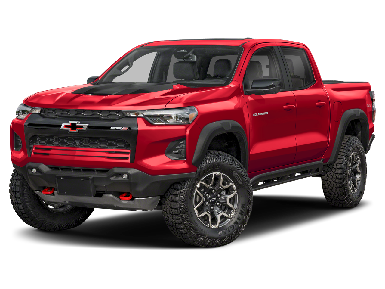 2026 Chevrolet Colorado ZR2 in Summit White — front three-quarter view