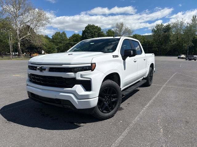 2026 Chevrolet Silverado 1500 RST in Summit White — front three-quarter view