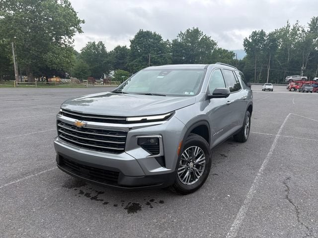2026 Chevrolet Traverse LT in Sterling Gray Metallic — front three-quarter view