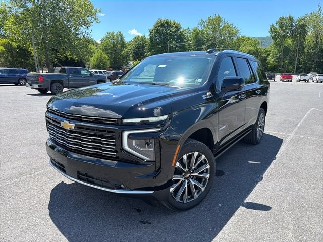 2026 Chevrolet Tahoe High Country in Black — front three-quarter view