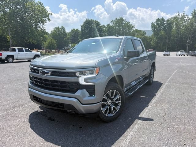 2026 Chevrolet Silverado 1500 RST in Sterling Gray Metallic — front three-quarter view