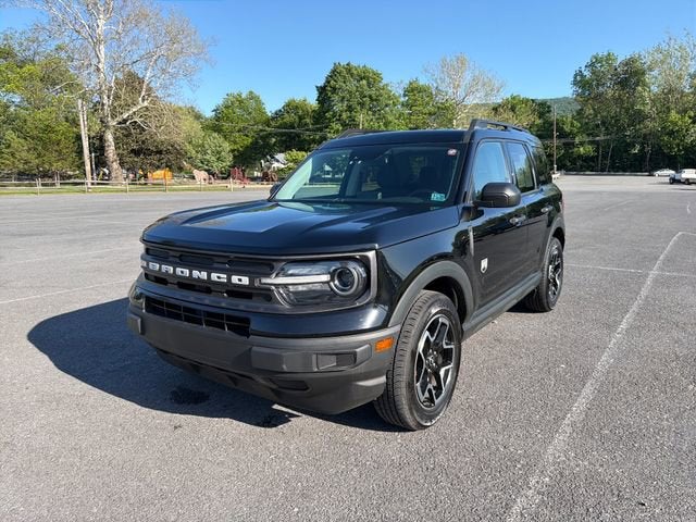 2022 Ford Bronco Sport Big Bend in Black — front three-quarter view