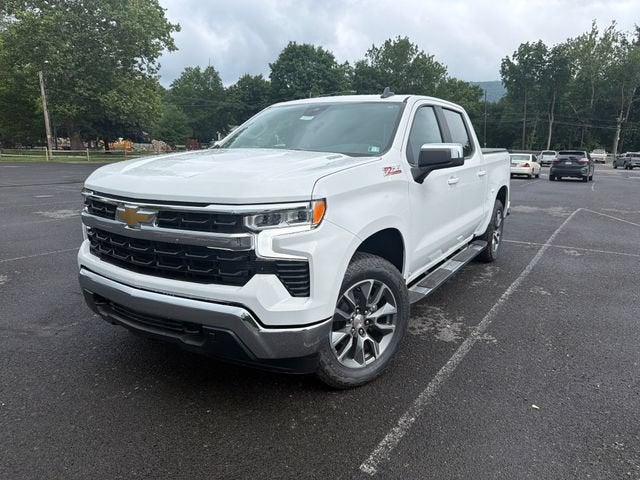 2026 Chevrolet Silverado 1500 LT in Summit White — front three-quarter view