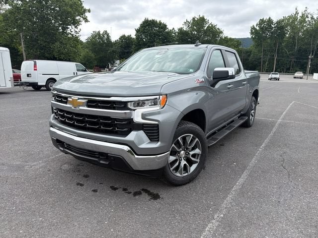2026 Chevrolet Silverado 1500 LT in Sterling Gray Metallic — front three-quarter view