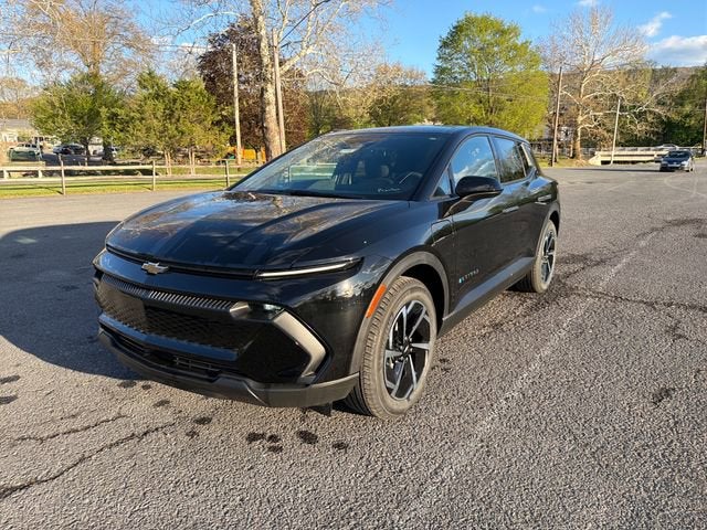 2026 Chevrolet Equinox EV LT in Black — front three-quarter view