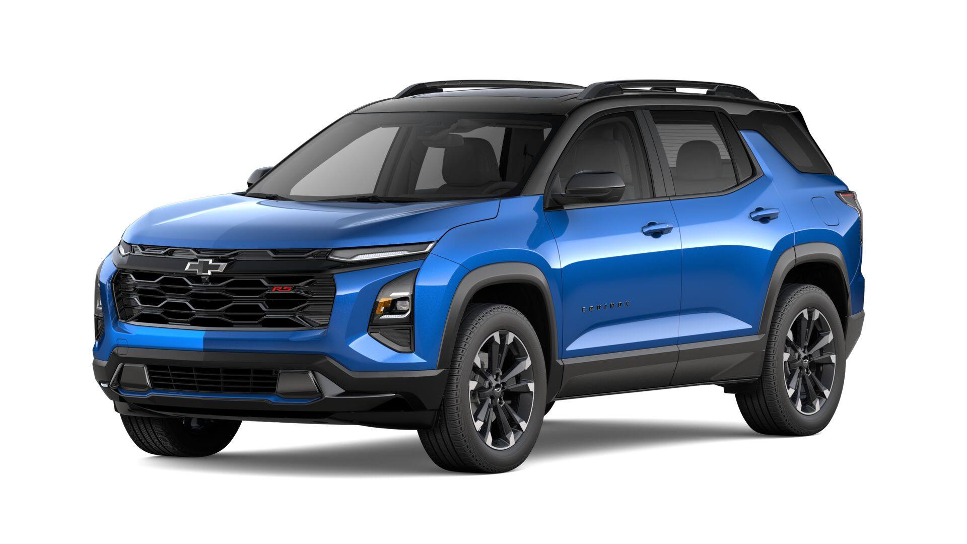 2027 Chevrolet Equinox RS in Reef Blue Metallic — front three-quarter view
