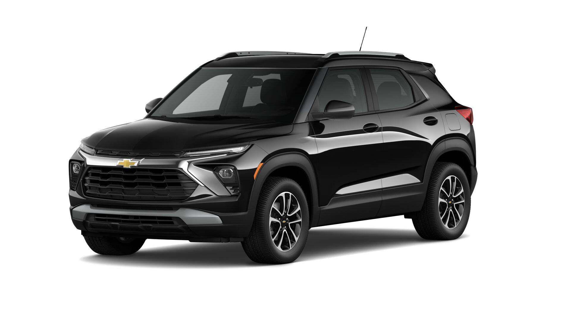 2026 Chevrolet Trailblazer LT in Mosaic Black Metallic — front three-quarter view